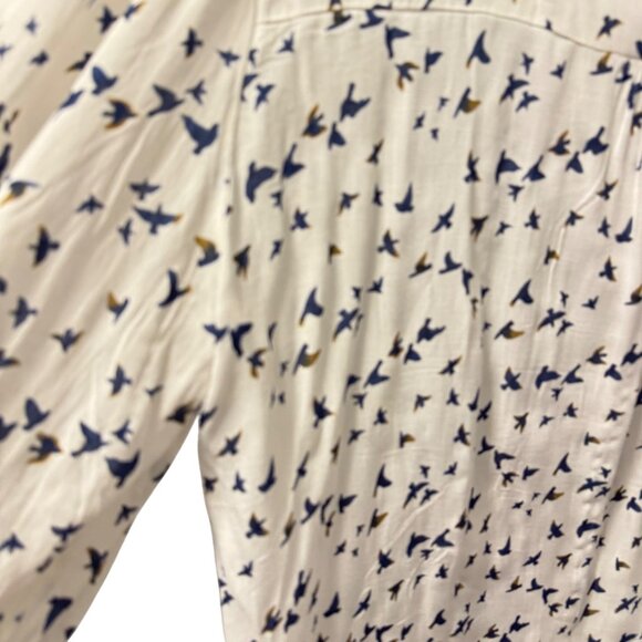 Siren Lily Blouse Sz 3X Bird Pattern Blouse With Zipper Neckline. NWT - Picture 11 of 12